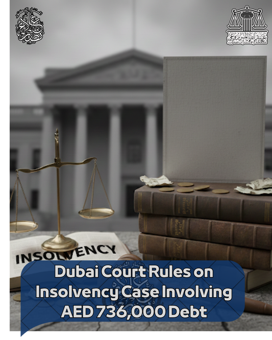 Dubai Court Rules on Insolvency Case Involving AED 736,000 Debt⚖️