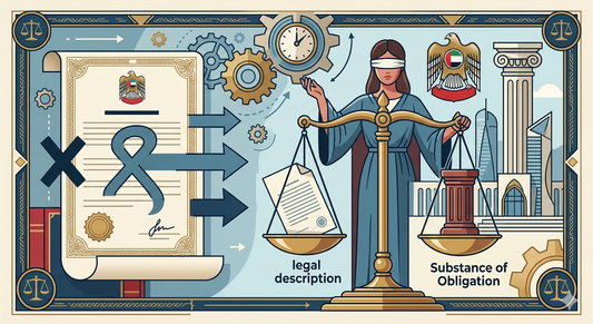 Characterization of the "Guarantee Check" in UAE Judiciary: Substance of Obligation Over Legal Descriptions⚖️