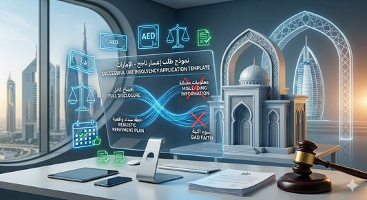 Common Mistakes When Filing for Insolvency in the UAE That May Lead to Rejection... and How to Avoid Them ⚖️